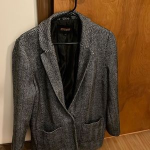 Women’s Blazer Ambiance Outerwear Large Gray patterned